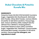 Dubai Chocolate & Pistachio Kunafa Mix