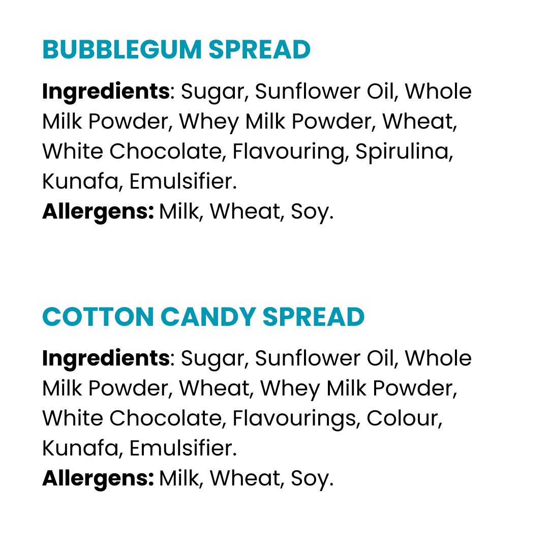 Bubblegum & Cotton Candy Kunafa Spread Bundle