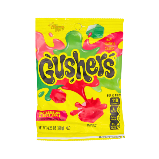 Fruit Gushers Watermelon & Sour Apple Flavour Fruit Snacks