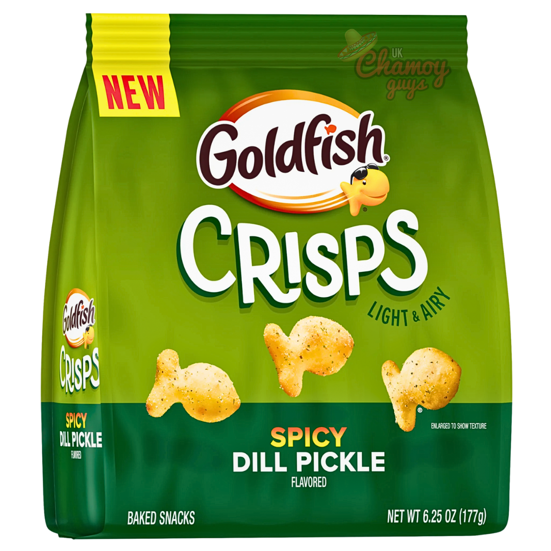 Goldfish Crisps Croustillants Spicy Dill Pickle Flavour 177g