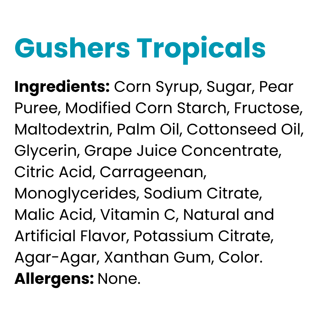 Gushers Tropicals