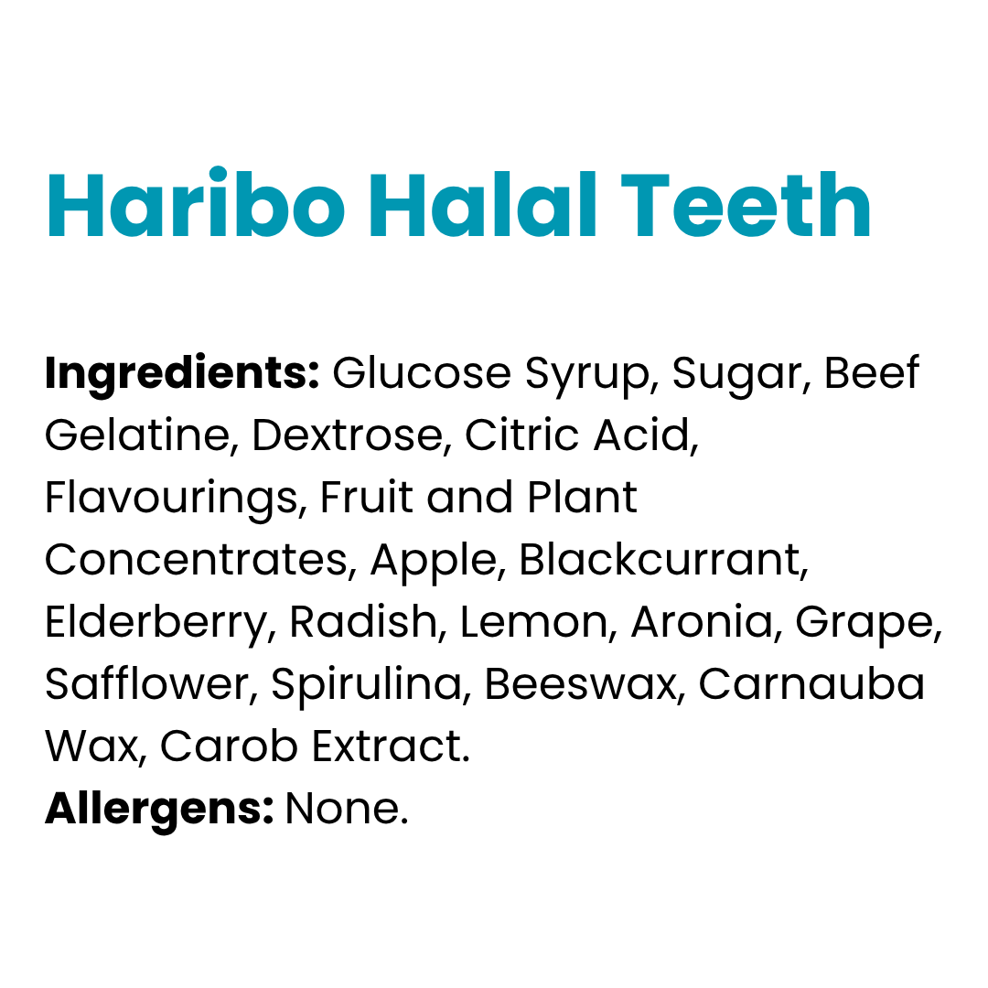Haribo Halal Teeth 80G