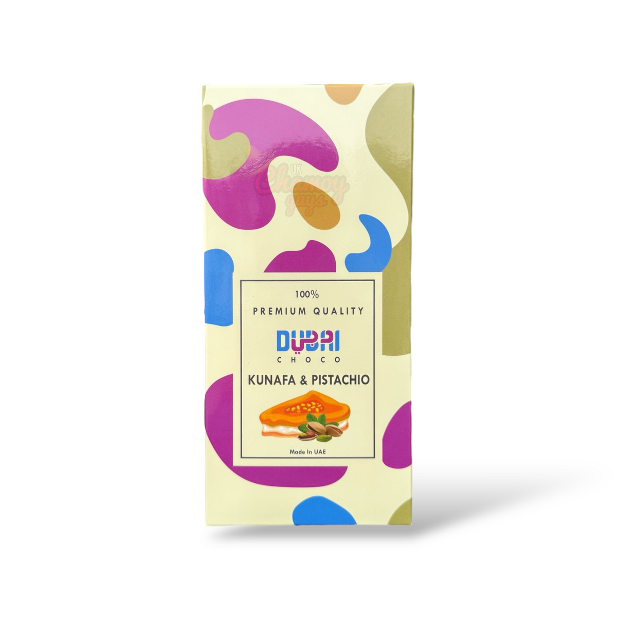 Dubai Chocolate Bar | Kunafa & Pistachio Chocolate Bar (UAE Import)