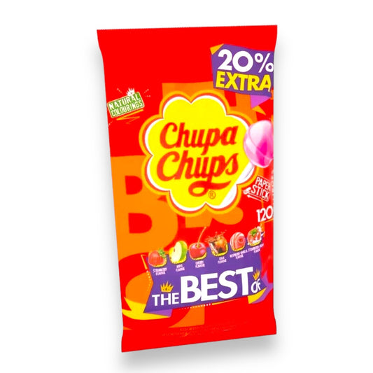 Chupa Chups Lollies - 120 Lollies (20% Extra)