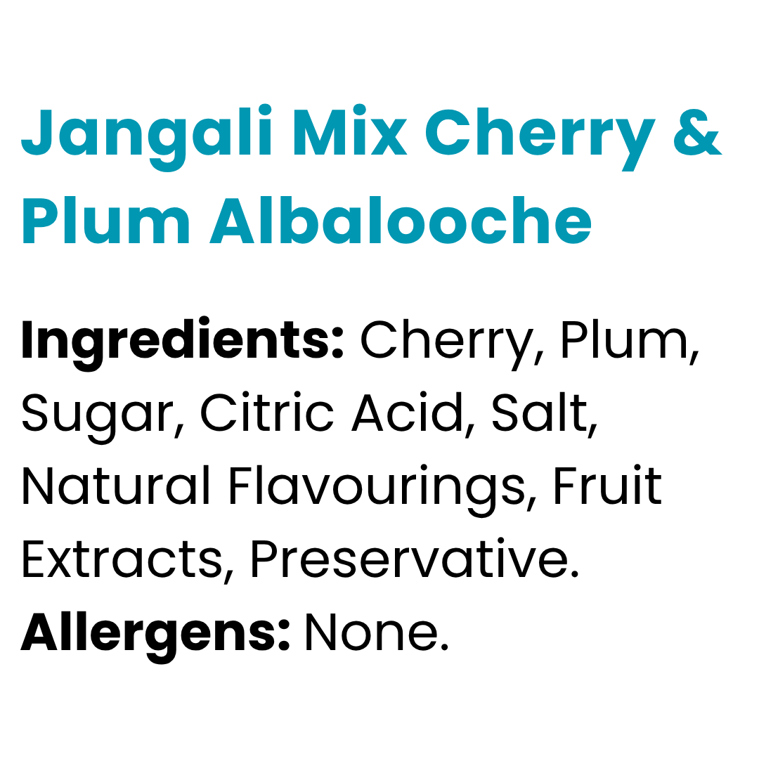 Jangali Mix Cherry & Plum Albalooche 80g