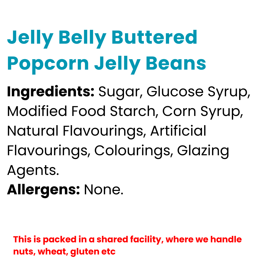 Jelly Belly Buttered Popcorn Jelly Beans 70g