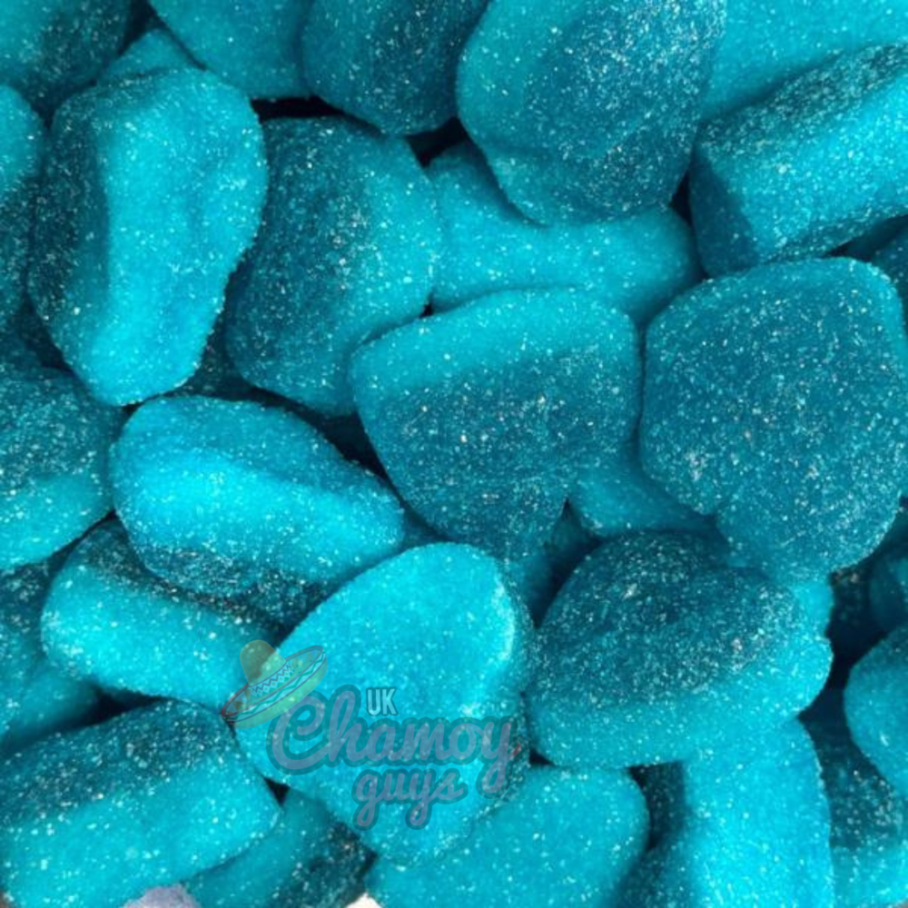 Pick N Mix Jelly Filled Blue Raspberry Hearts Bag (100g)