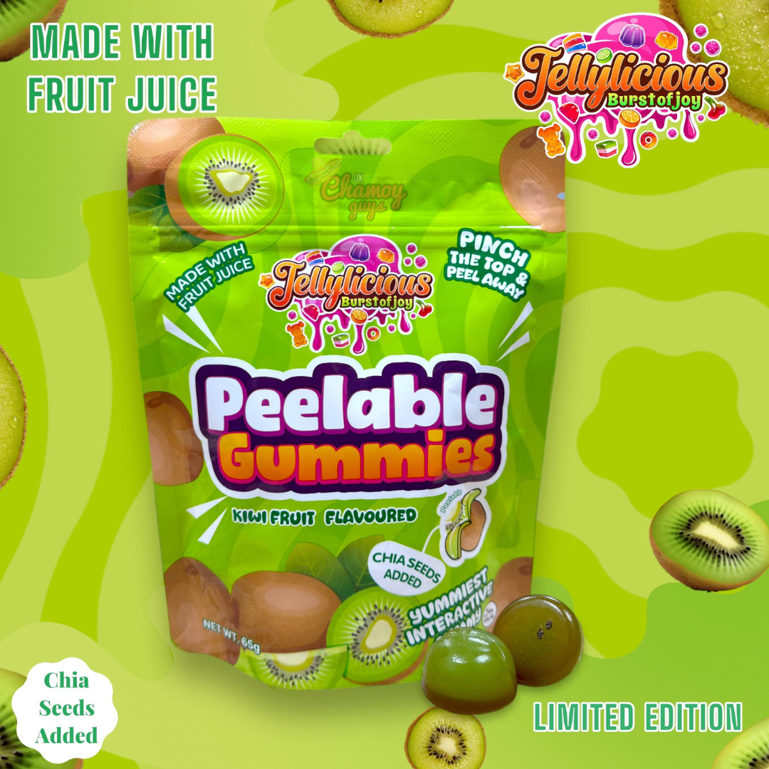 Jellylicious Peelable Gummies – Kiwi Flavour