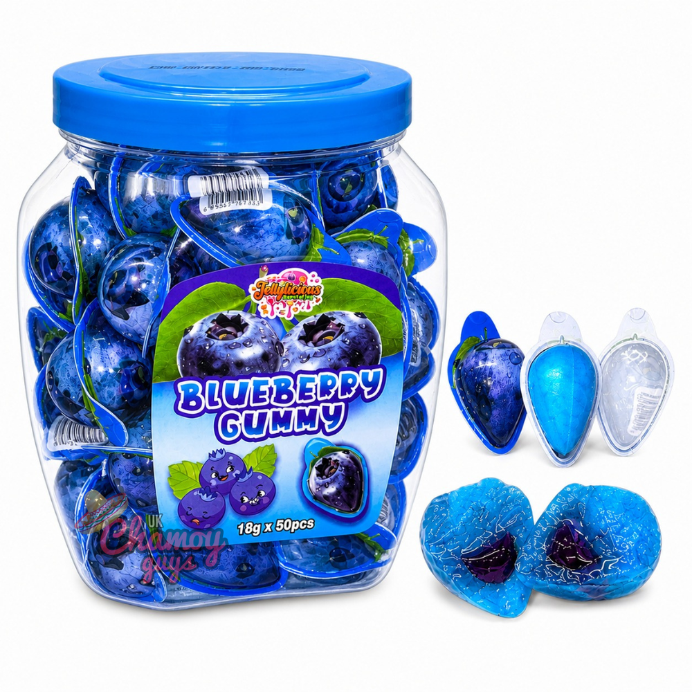 Jellylicios Blueberry Gummy 18g x 50pcs