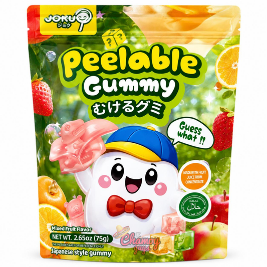 Joku Peelable Gummy 75g – Mixed Fruit Flavour