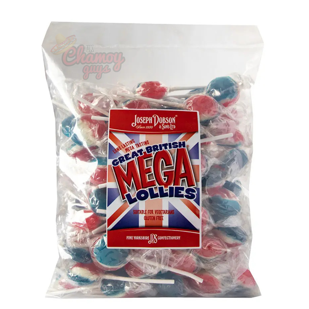 Joseph Dobson Wrapped Great British Mix Mega Lollies (1.87kg)