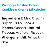 Kellogg's Frosted Flakes Cookies & Creme Milkshake - 343g