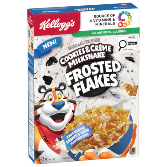 Kellogg's Frosted Flakes Cookies & Creme Milkshake - 343g