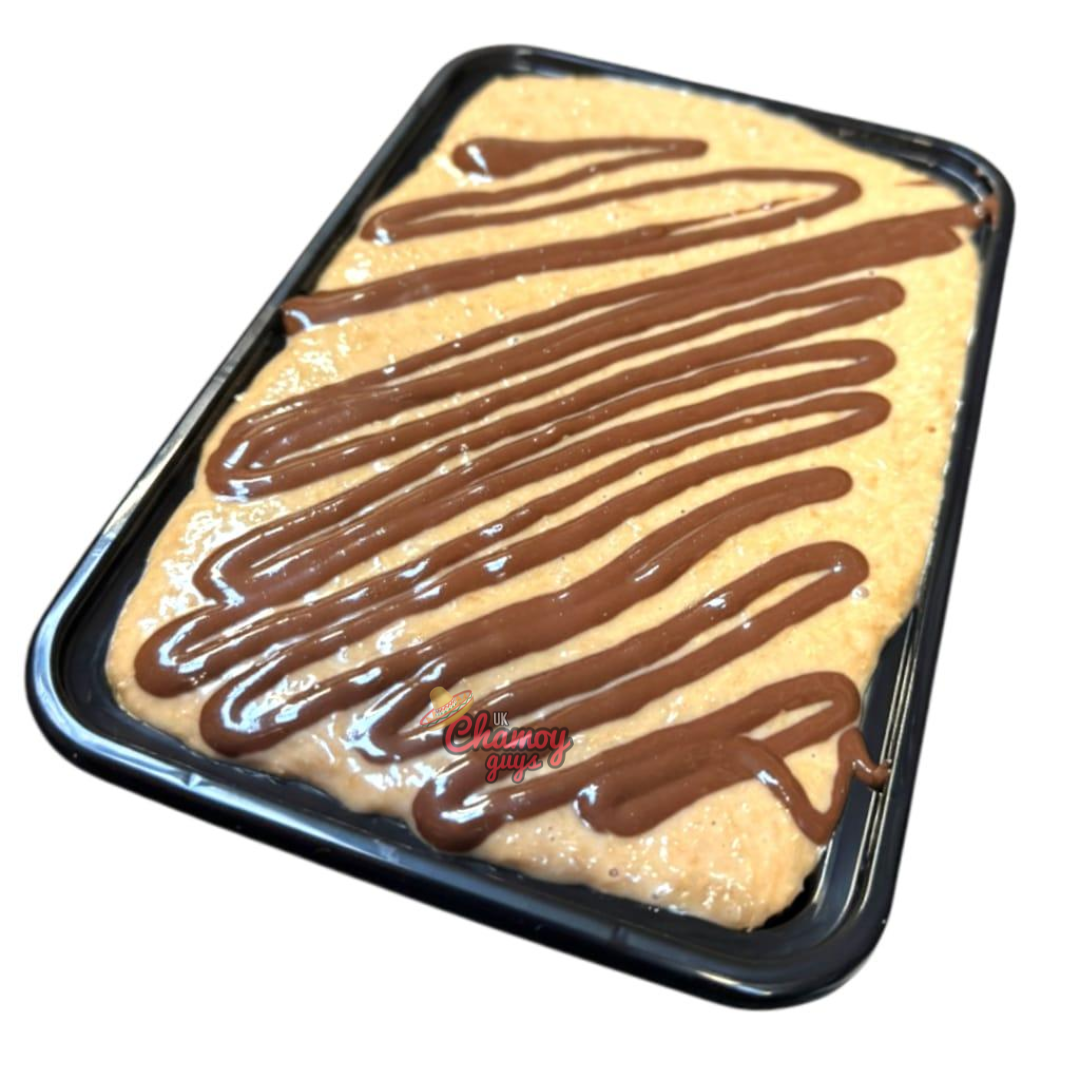 Dubai Chocolate Banana Cake Kunafa