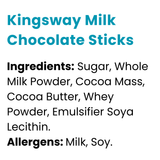Kingsway Milk Chocolate Sticks 1.1kg