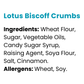 Lotus Biscoff Crumbs 750g