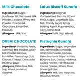 Lotus Biscoff, Milk Chocolate, Dubai Chocolate & Pistachio Kunafa Spread Bundle