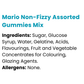 Mario Non-Fizzy Assorted Gummies Mix 1kg