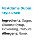 McAdams Dubai Style Rock 25g