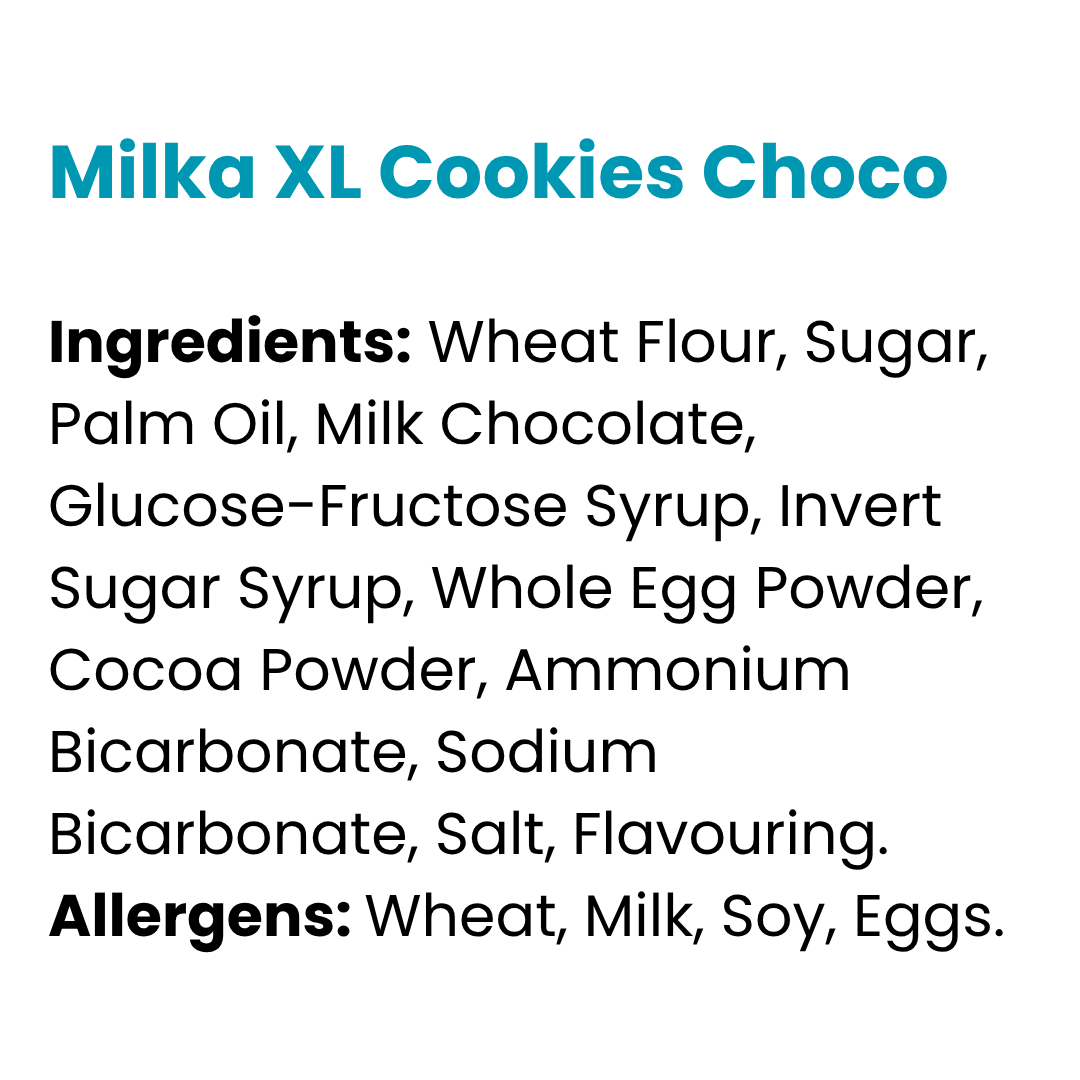 Milka XL Cookies Choco 184g (Past Dated)