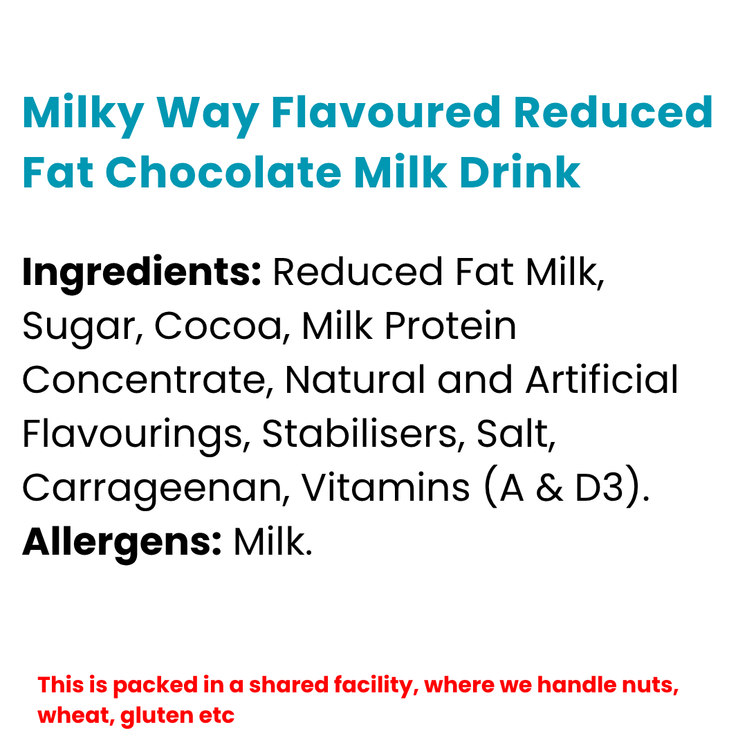 Milky Way Flavoured Reduced Fat Chocolate Milk Drink 355ml