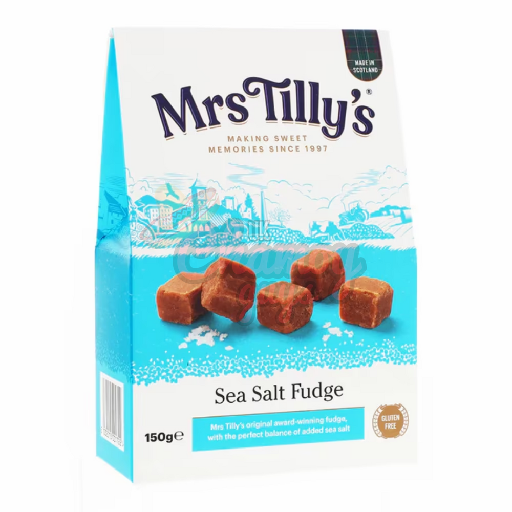Mrs Tilly's Scottish Sea Salt Fudge Gift Box 150g