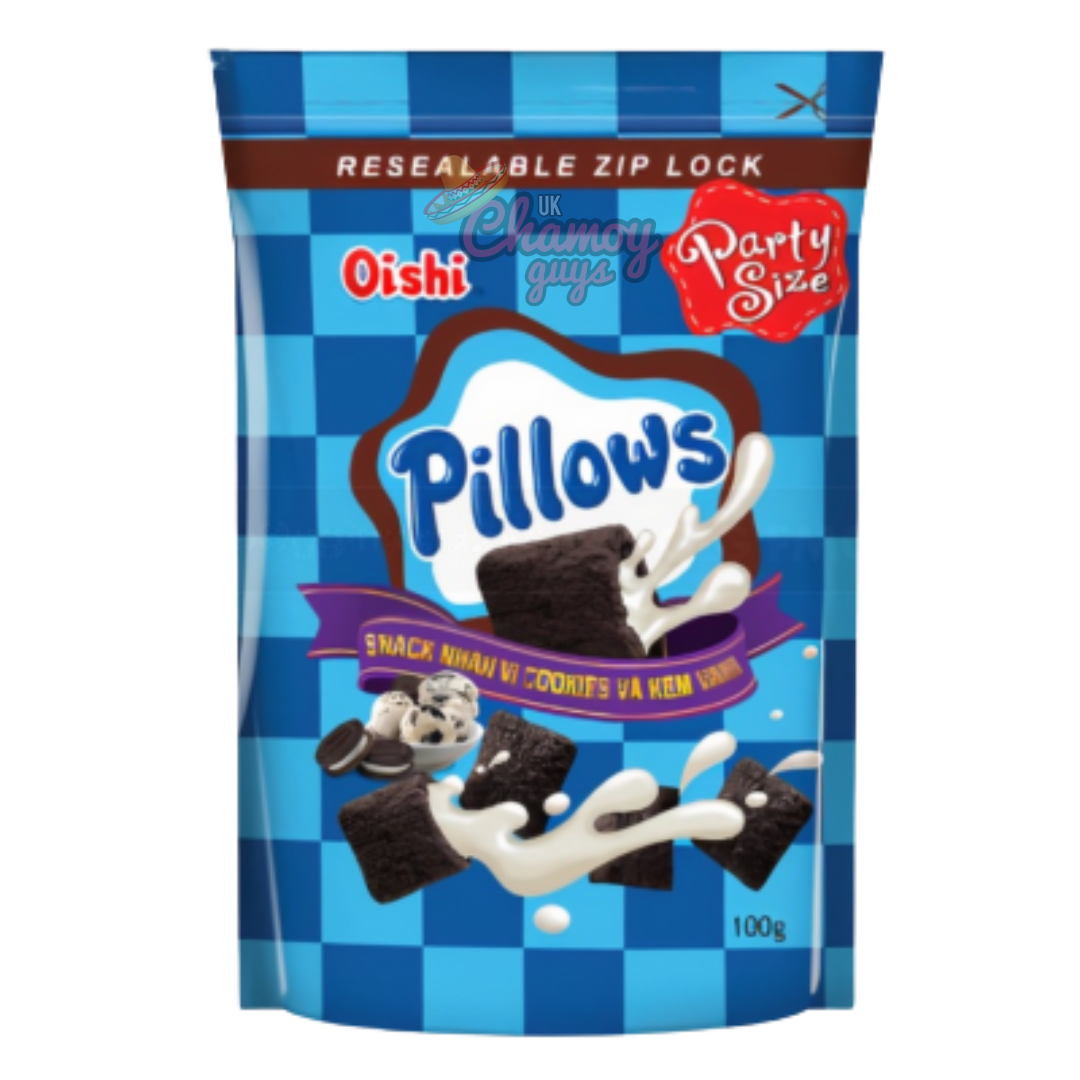 Oishi Pillows Cookies & Cream Party Size