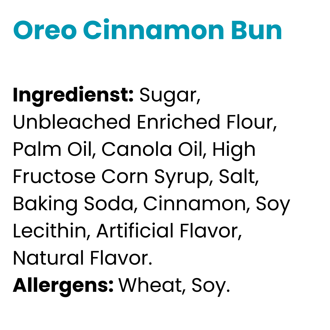 Oreo Cinnamon Bun 261g (CANADA IMPORT)