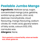 Peelable Jumbo Mango 136g