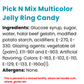 Pick N Mix Multicolor Jelly Ring Candy | Choose Your Size