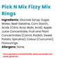 Pick N Mix Fizzy Mix Rings | Choose Your Size