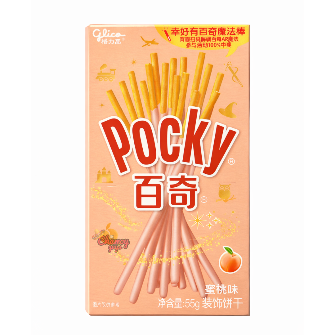POCKY PEACH FLAVOUR - 55G (Past Dated)