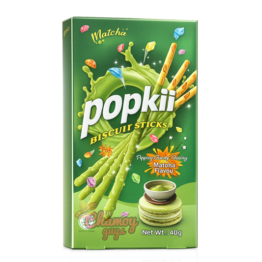 Popkii Matcha Biscuit Sticks (40g)