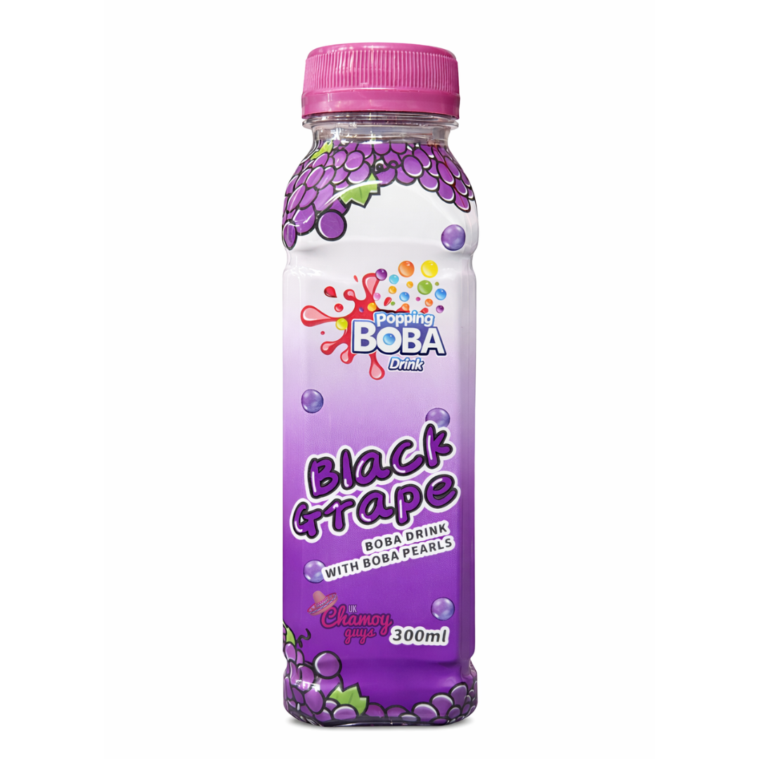 Popping Boba Black Grape Drink 300ml
