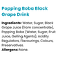 Popping Boba Black Grape Drink 300ml