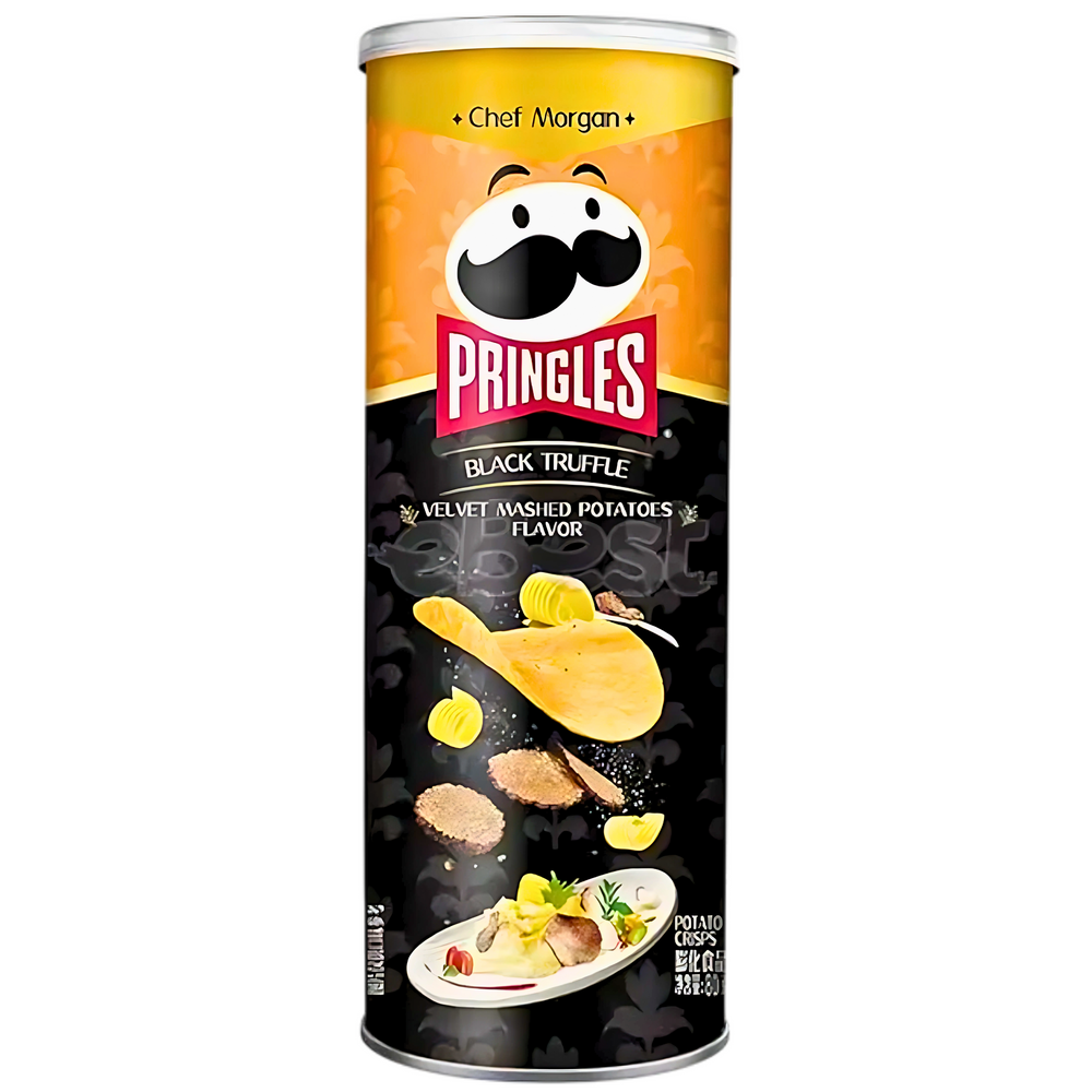 Pringles Black Truffle Velvet Mashed Potato Flavour (Past Dated)