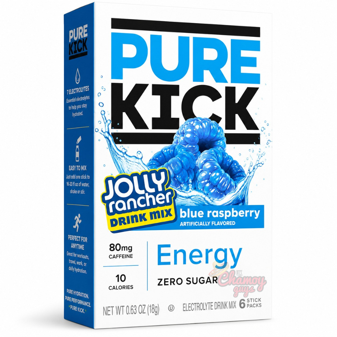 Pure Kick Jolly Rancher Blue Raspberry Drink Mix