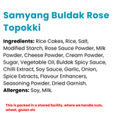 Samyang Buldak Rose Topokki - 183g