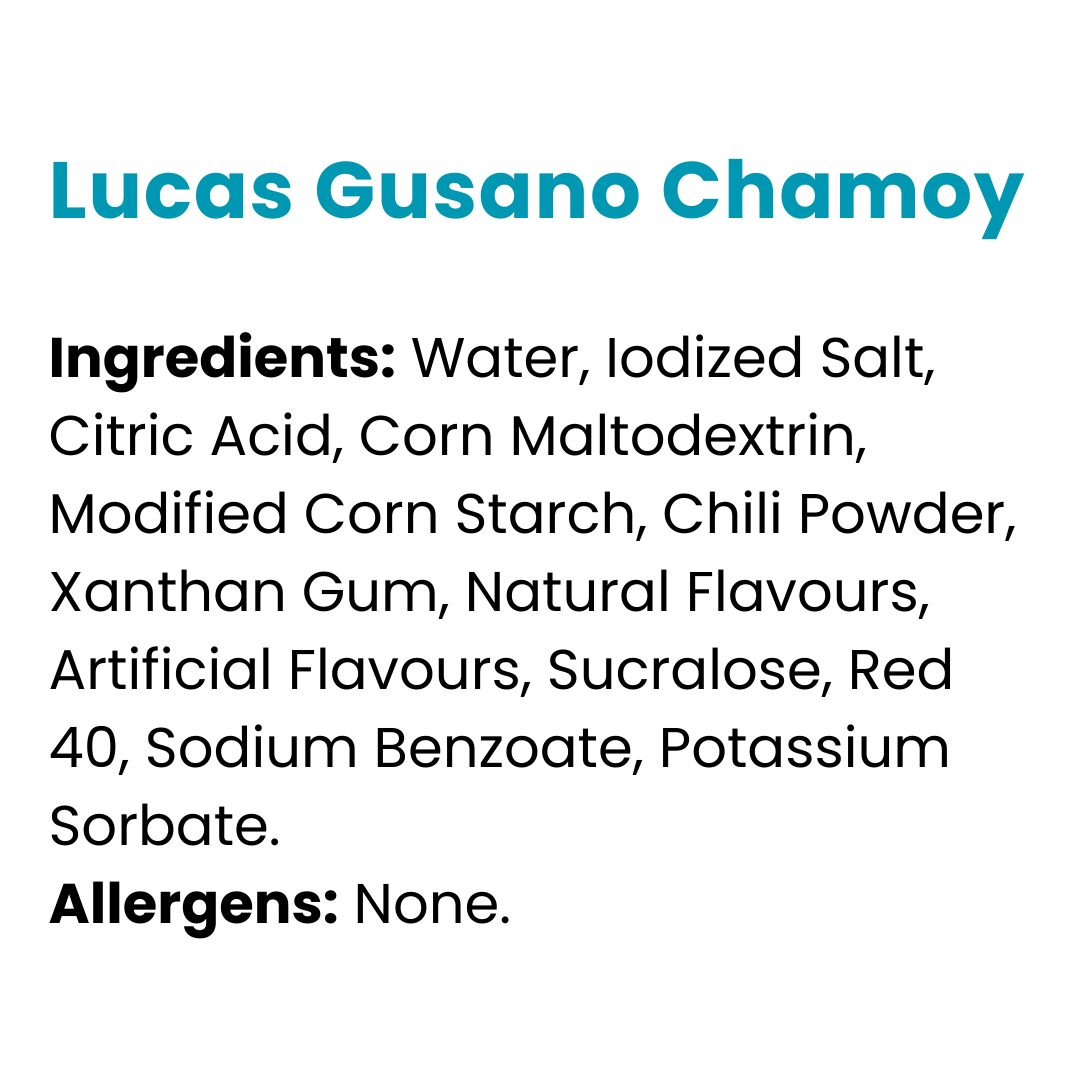 Lucas Gusano Chamoy 10 Pieces
