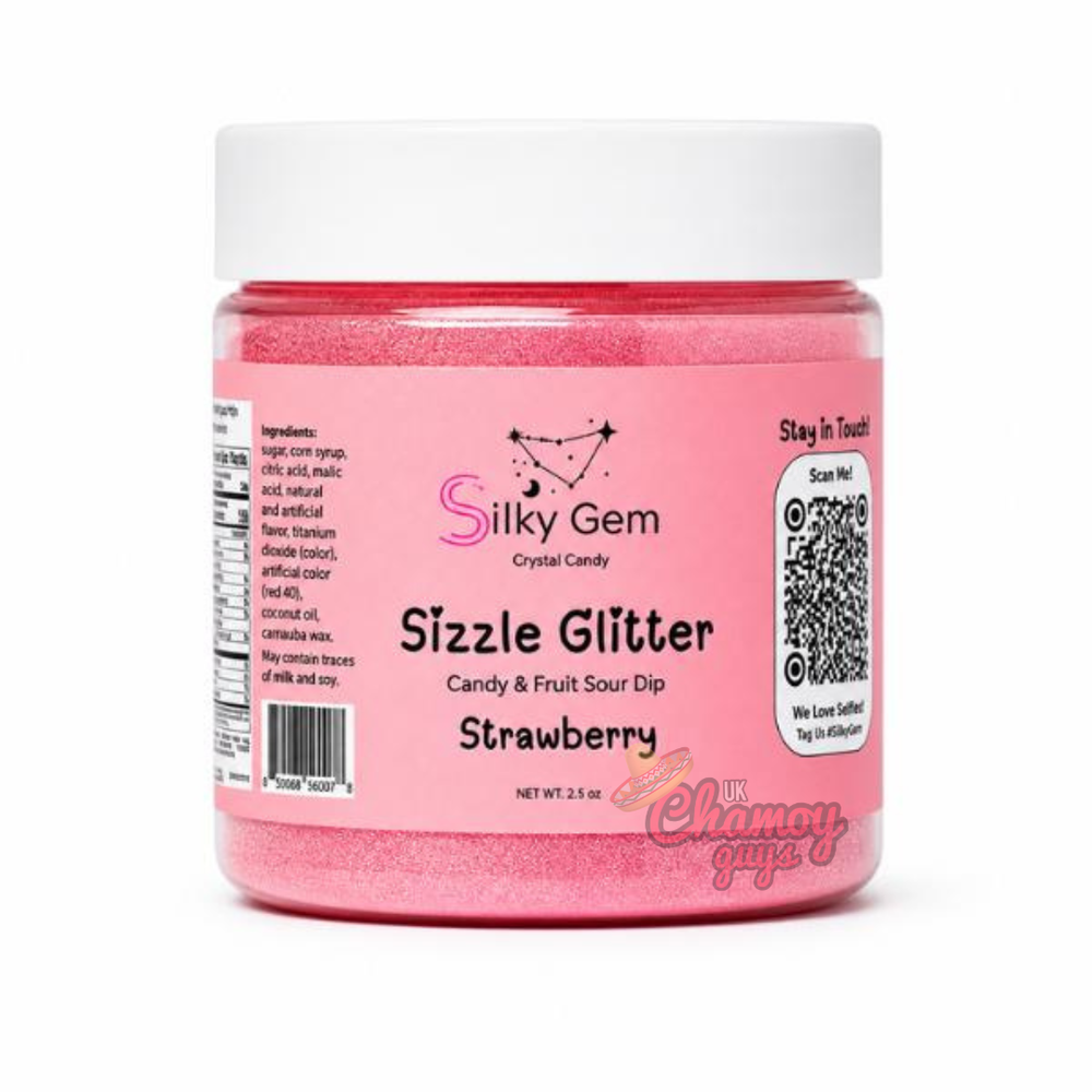 Silky Gem Sour Sizzle Glitter 1.5oz - Strawberry