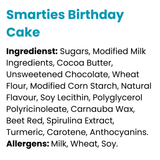Smarties Birthday Cake - 45G