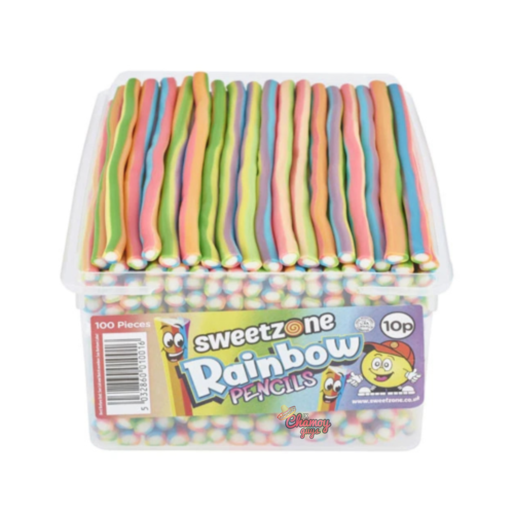Sweetzone Rainbow Pencil 100 pcs Tub