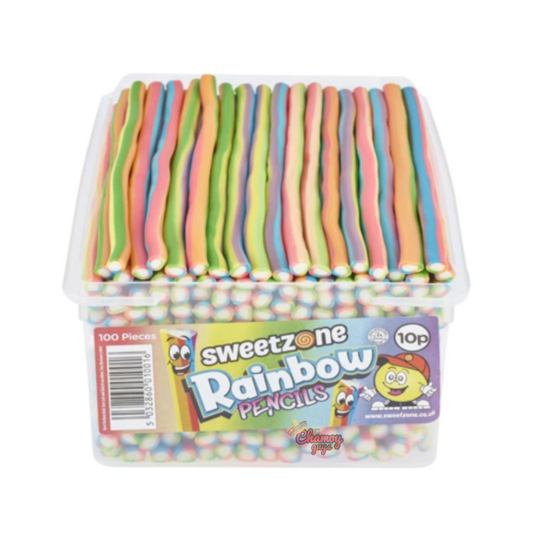 Sweetzone Rainbow Pencil 100 pcs Tub