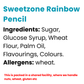 Sweetzone Rainbow Pencil 100 pcs Tub