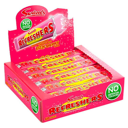 Refreshers Strawberry Chew Bar, Box of 60