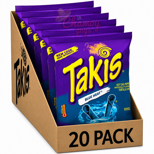 Takis Blue Heat  - 92.3g x 20 (Note: with 10 days best before)