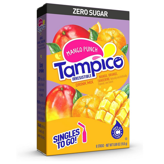 Tampico Drink Mix Mango Punch Flavour Zero Sugar Sachets (Past Dated)