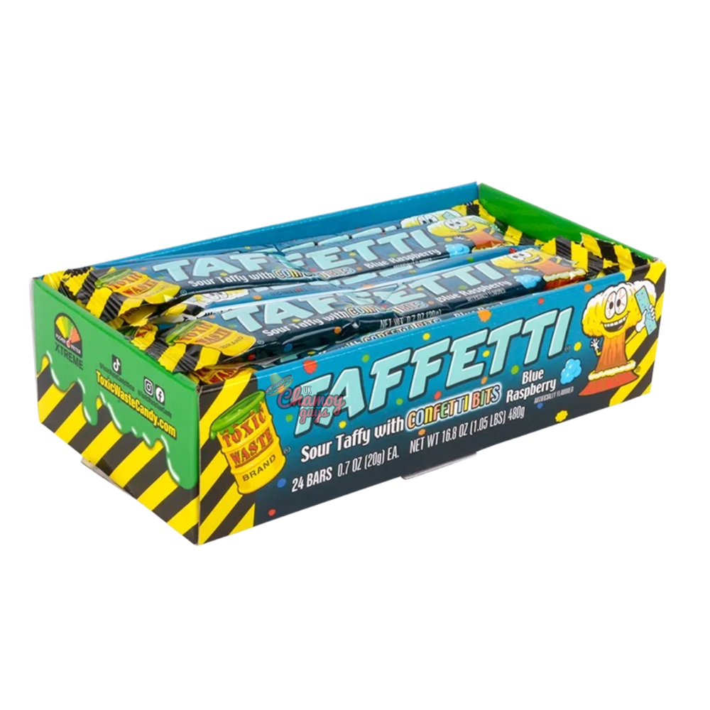 Toxic Waste Taffetti Blue Raspberry 20g x 24