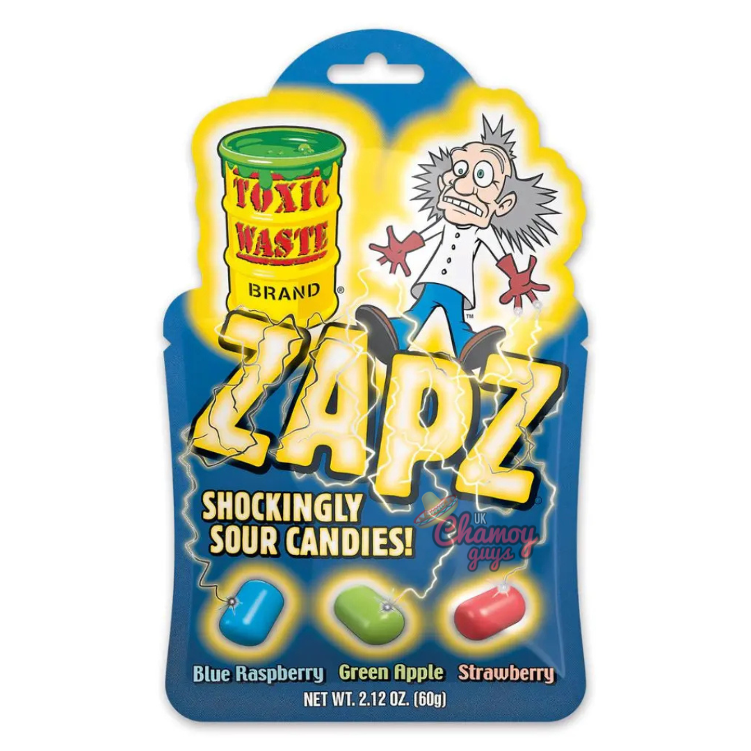 Toxic Waste Zapz Shockingly Sour Candy 60g