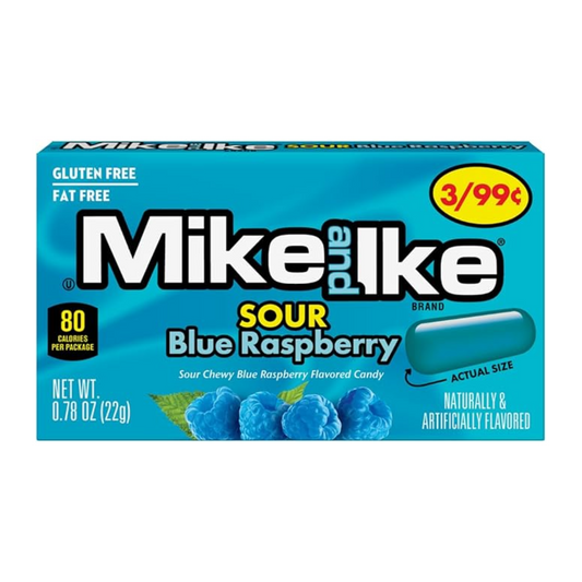Mike and Ike Sour Blue Raspberry Changemaker 22g